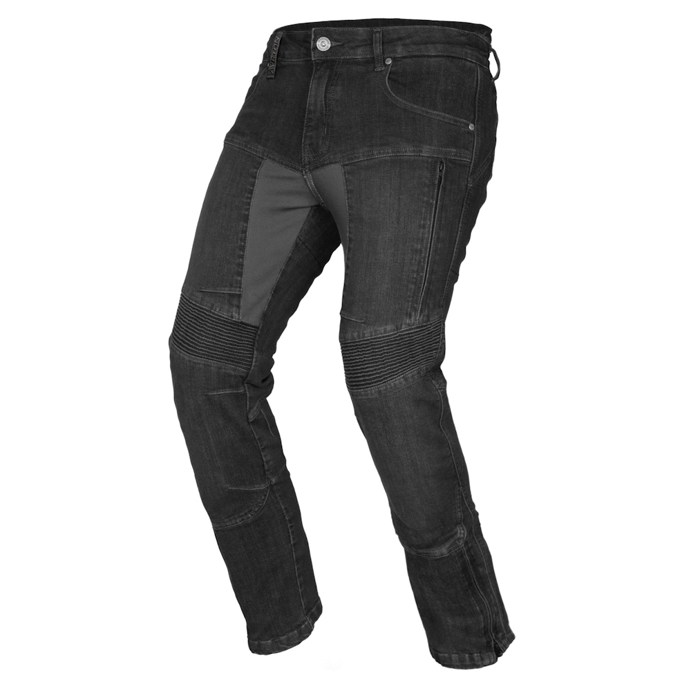 Pánské moto jeansy Ayrton 505 Black černá 30/30