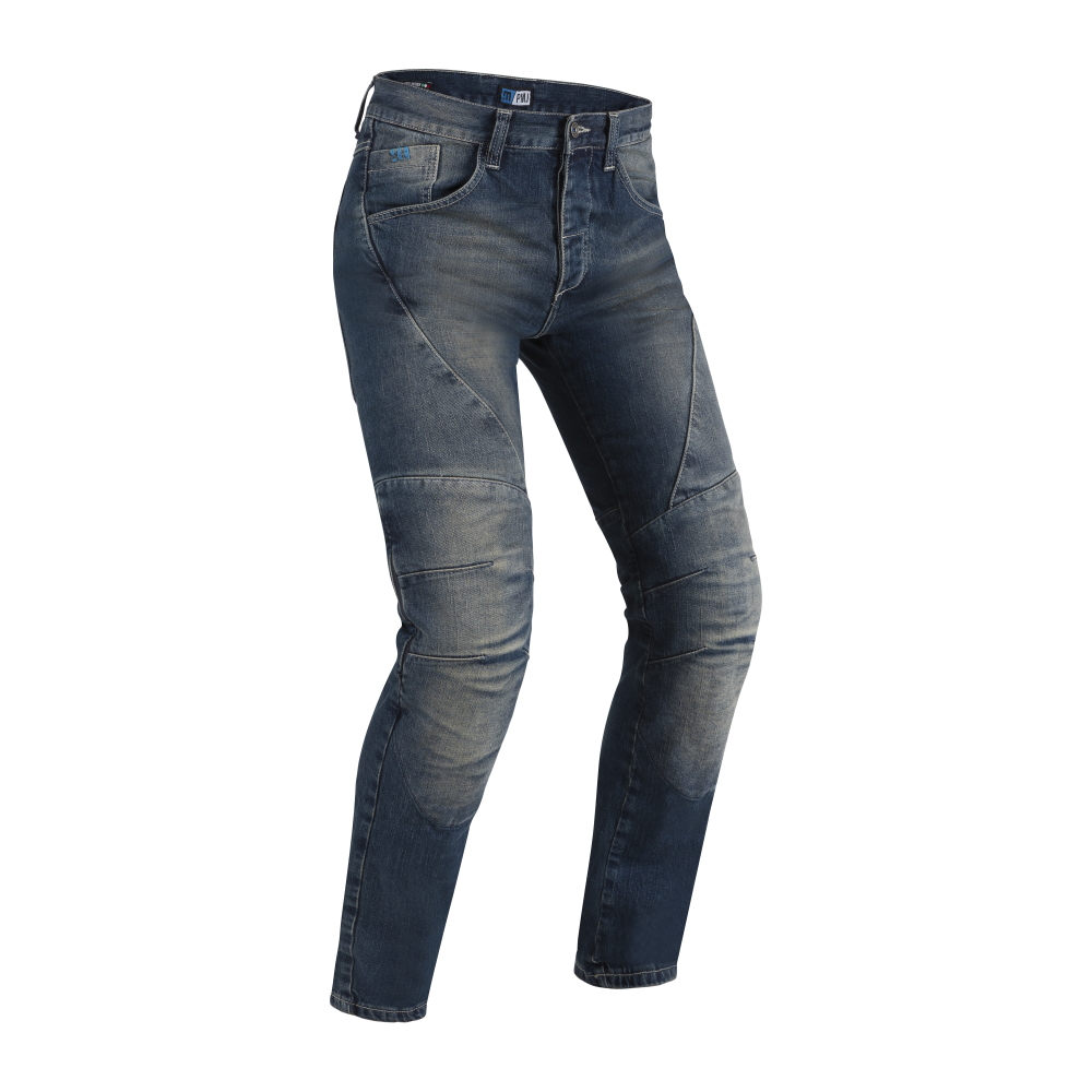 Pánské moto jeansy PMJ Dallas CE - Výprodej modrá 30