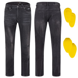 Pánské moto jeansy W-TEC Capital černá 30/34