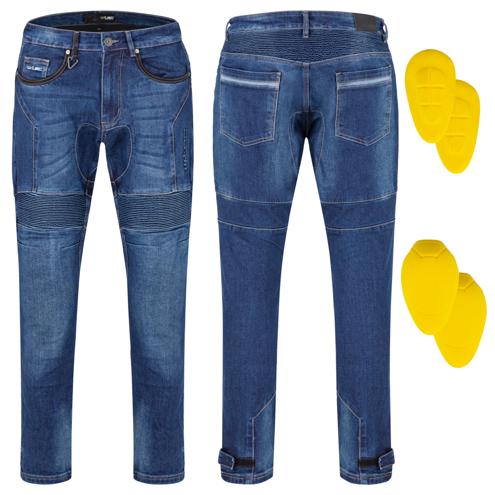 Pánské moto jeansy W-TEC Remon modrá 30/34