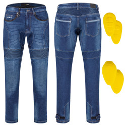 Pánské moto jeansy W-TEC Remon modrá 30/34