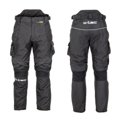 Pánské moto kalhoty W-TEC Thollte Black 4XL