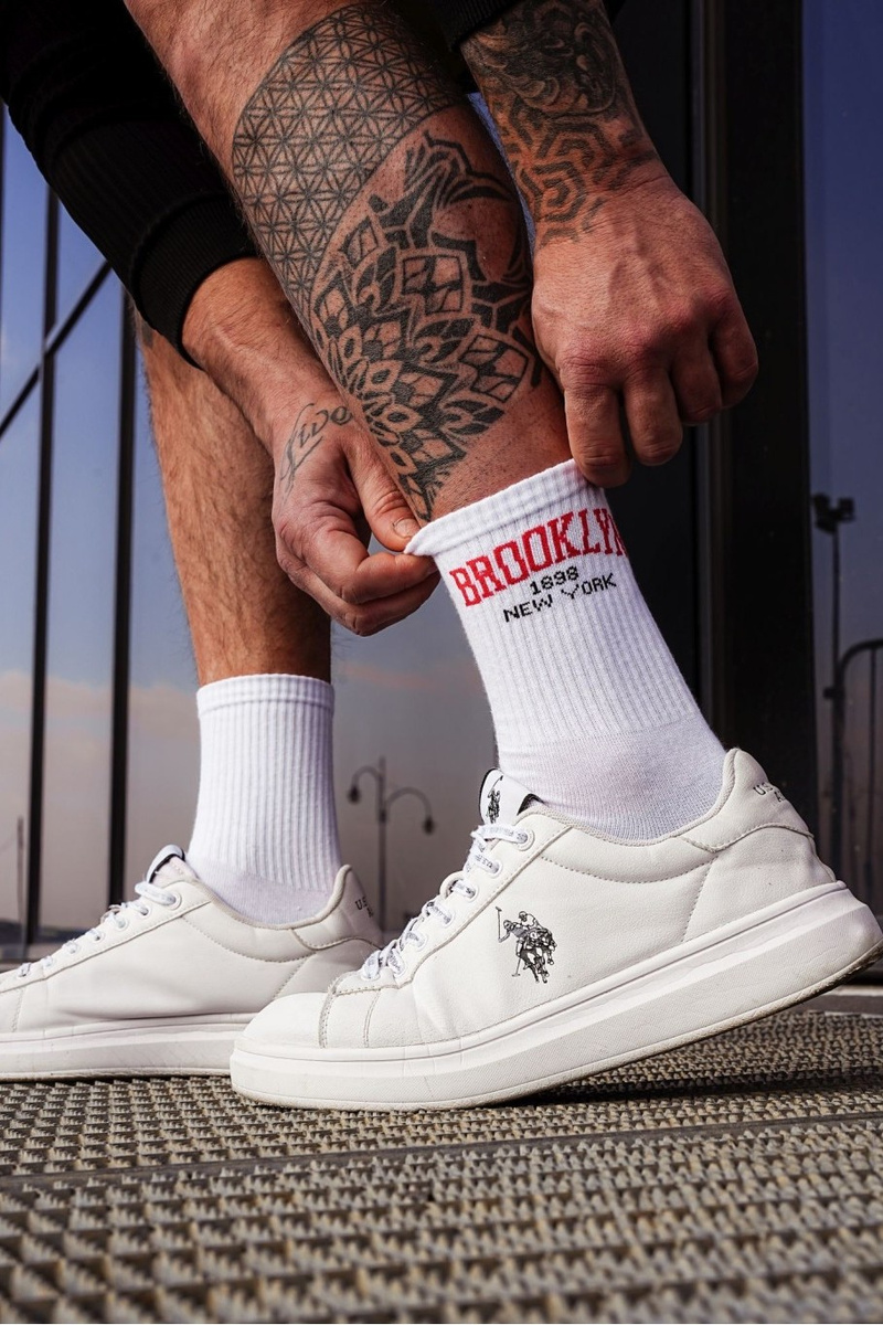 Pánské ponožky BROOKLYN bílé