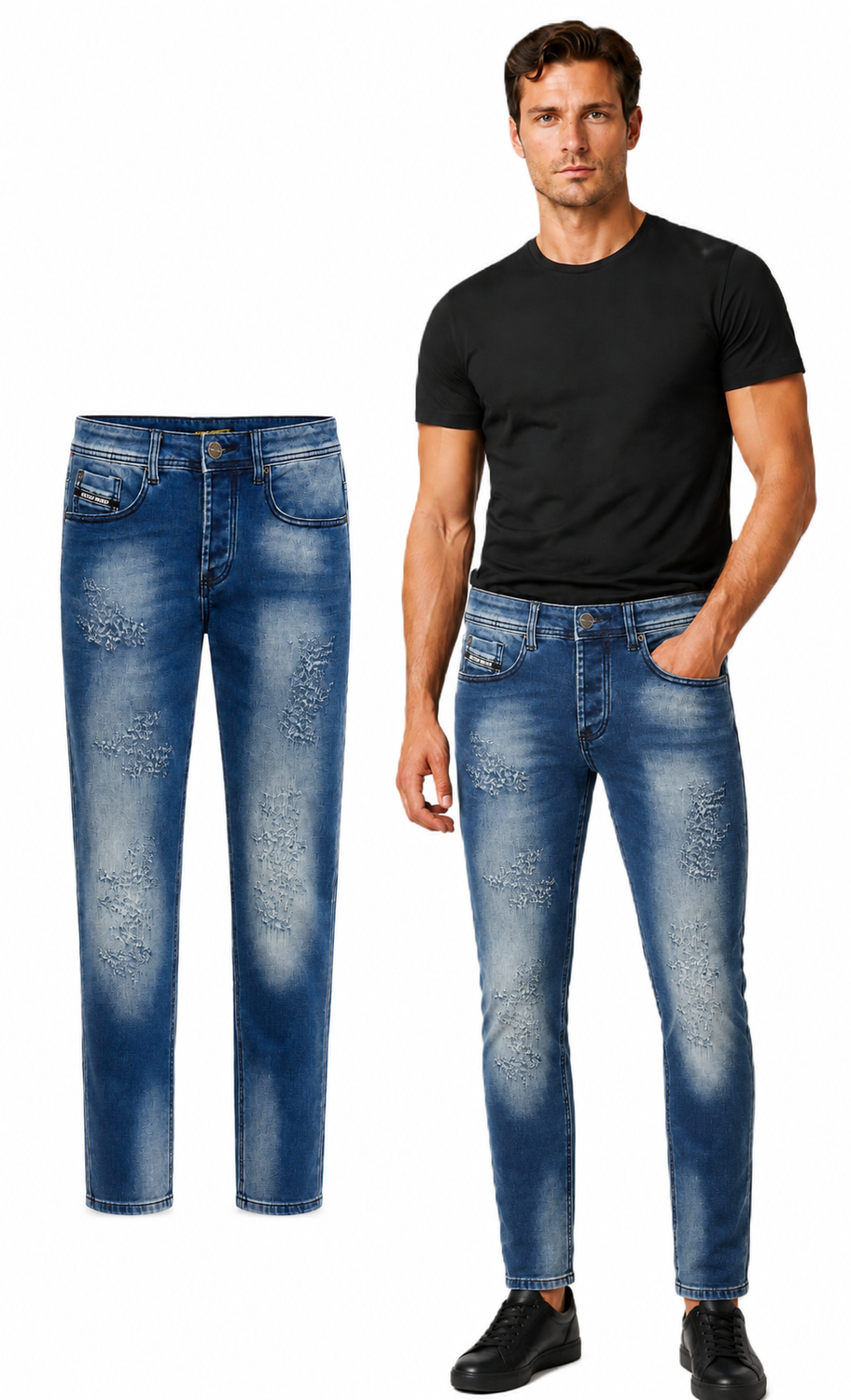 Pánské skinny džíny Mp0009bs