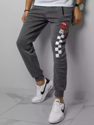 Pánské teplákové kalhoty šedé Dstreet