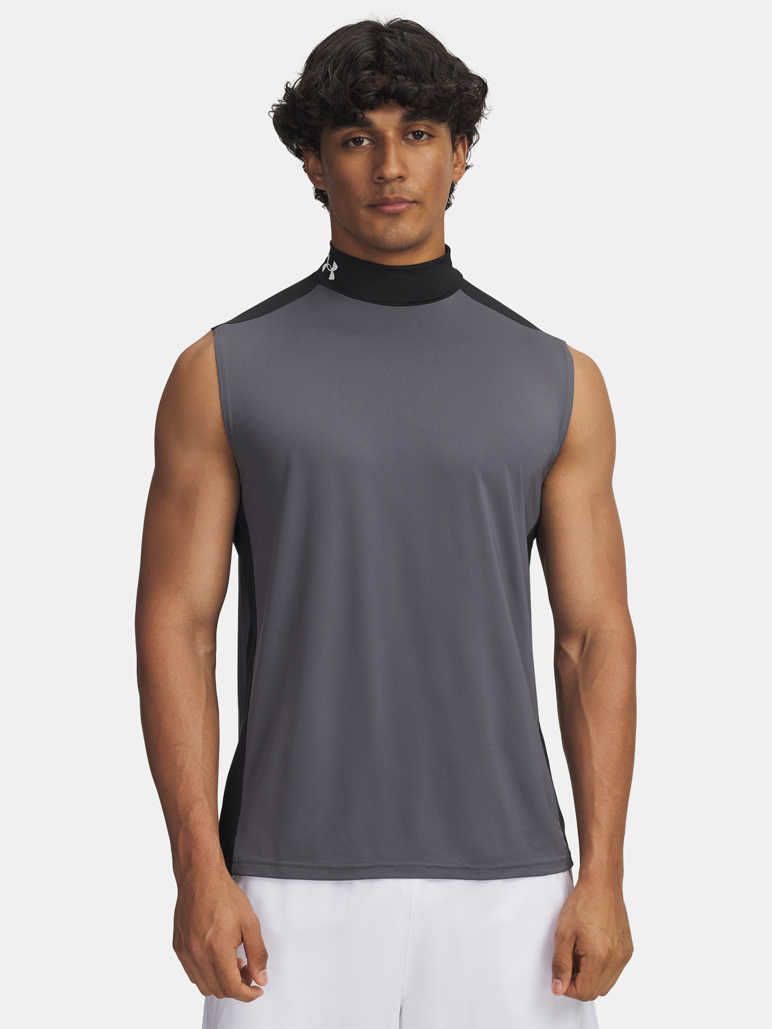 Pánské tílko Under Armour UA HG Wordmark SL-GRY - Pánské