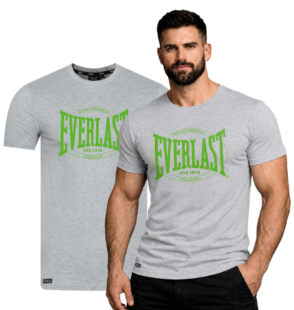 Pánské tričko Everlast El054 šedé