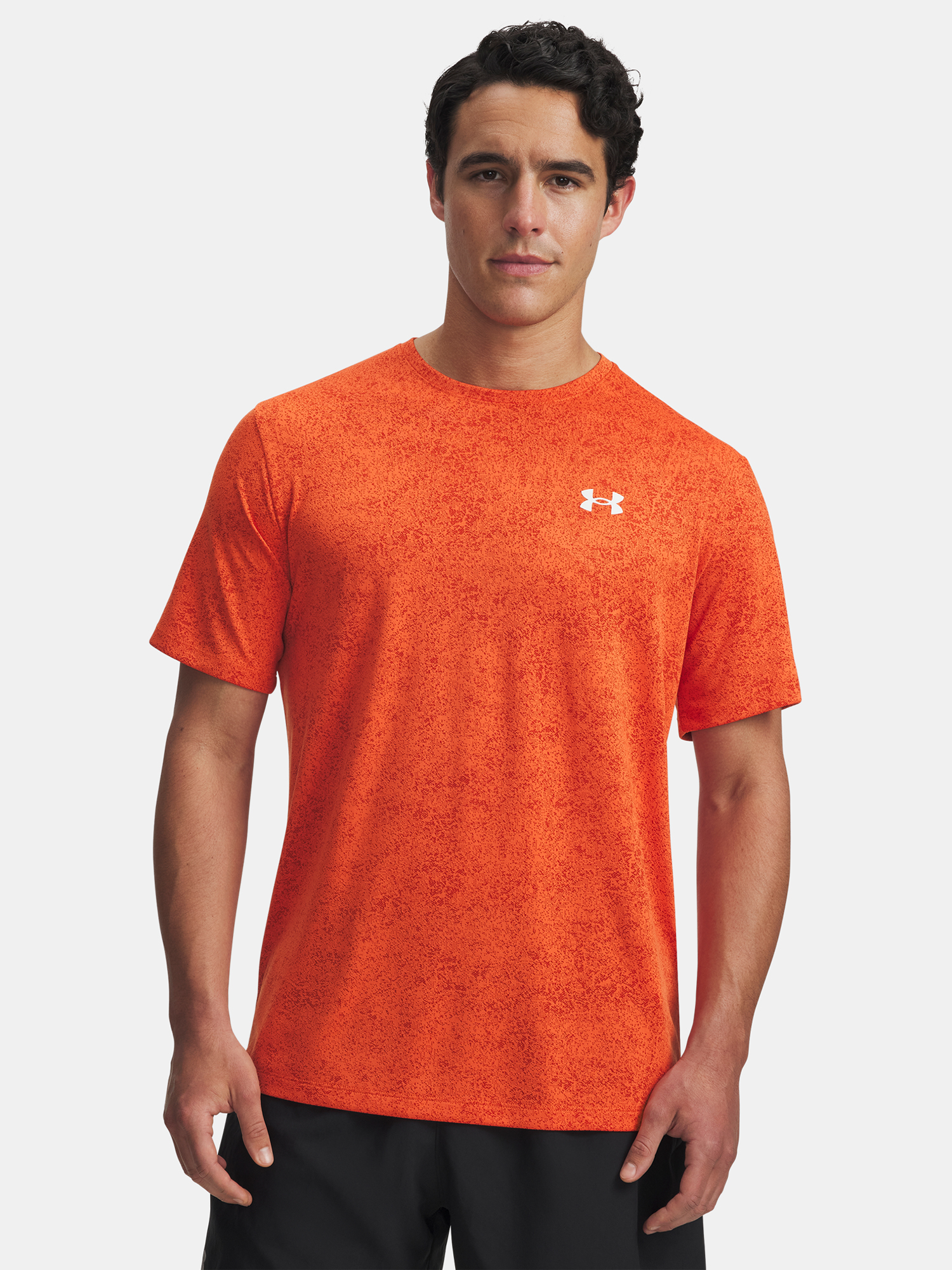 Pánské tričko Under Armour UA Tech Tee Pixelate-ORG - Pánské