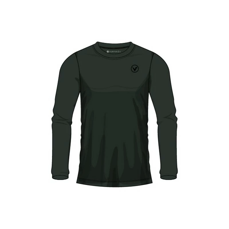 Pánské tričko Virtus Joker LS Tee tmavě zelené, XXL