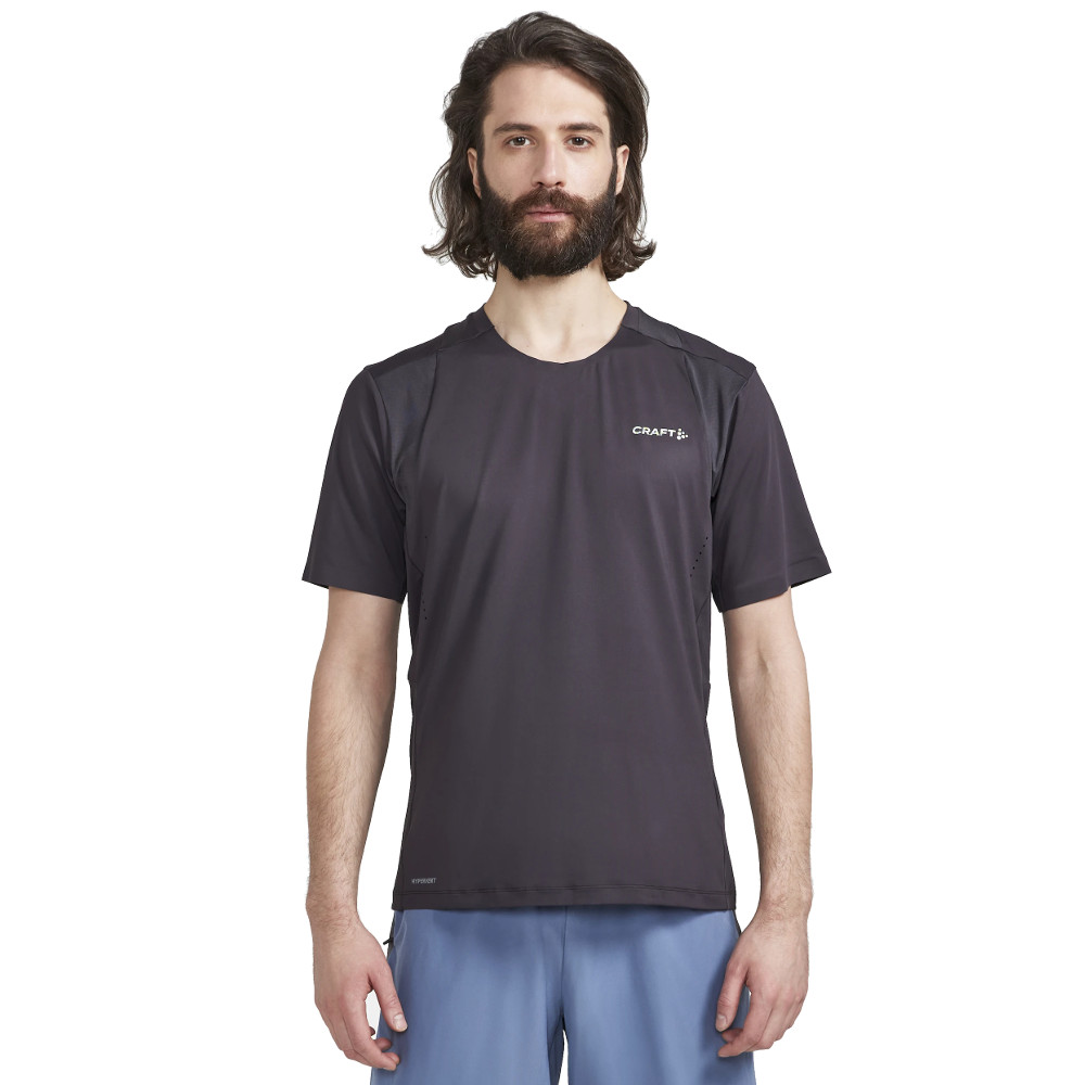 Pánské triko CRAFT ADV HiT SS šedá M