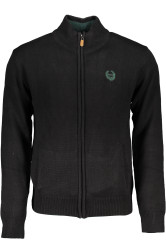 Pánský černý cardigan GIAN MARCO VENTURI