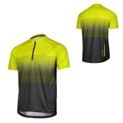 Pánský cyklistický dres s krátkým rukávem Etape Freetime 2.0 limeta/černá M