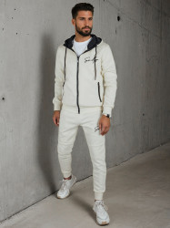 Pánský ecru teplákový komplet Dstreet