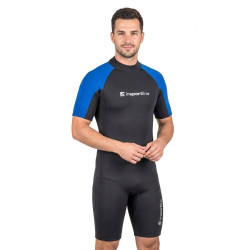 Pánský neoprenový komplet s krátkým rukávem inSPORTline Tergeston černo-modrá S
