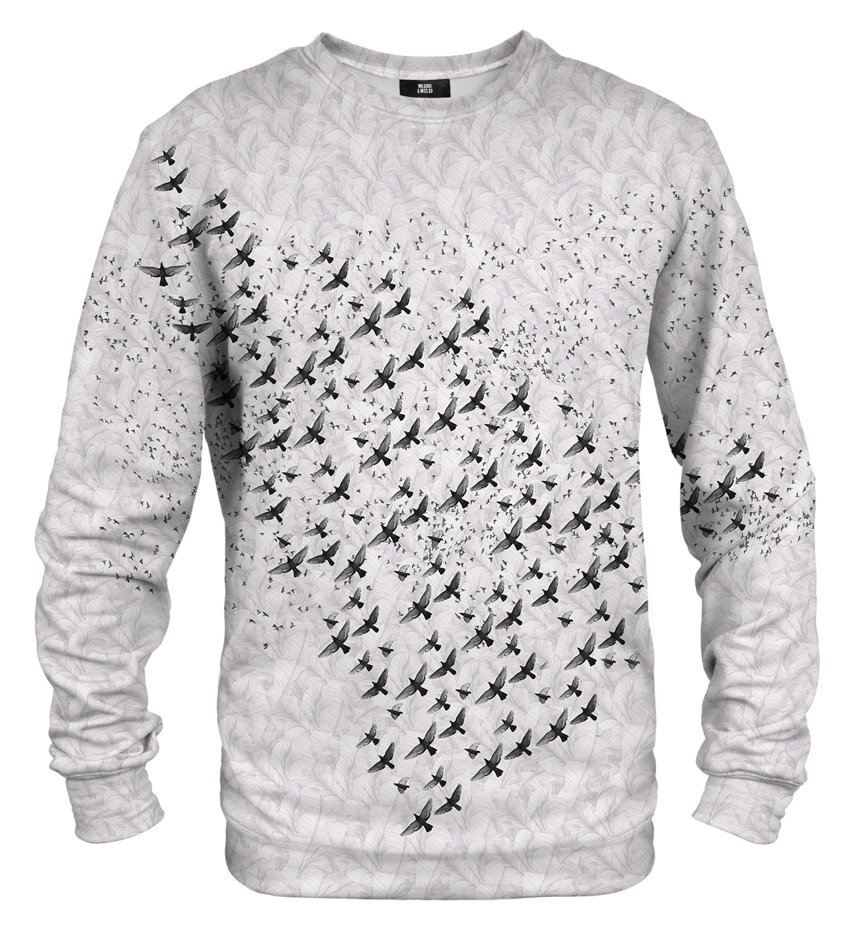 Pánský svetr Mr. GUGU & Miss GO Mr._GUGU_&_Miss_GO_Sweater_S-PC086_White