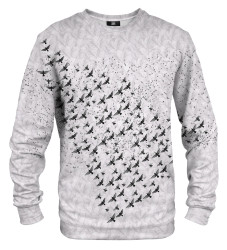 Pánský svetr Mr. GUGU & Miss GO Mr._GUGU_&_Miss_GO_Sweater_S-PC086_White