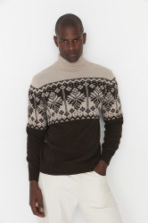 Pánský svetr Trendyol Jacquard