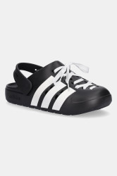 Pantofle adidas Adilette Clog 2.0 dámské, černá barva, JR4025