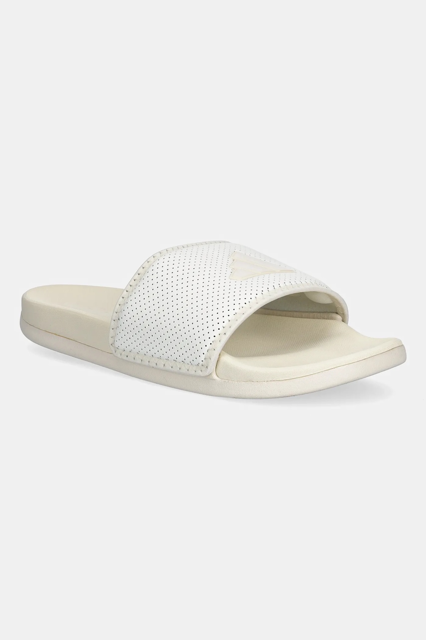 Pantofle adidas Adilette Comfort dámské, béžová barva, JS3620