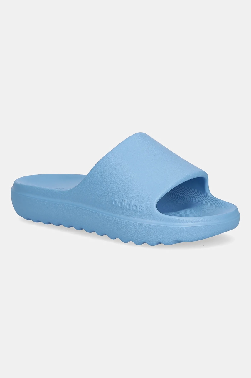 Pantofle adidas Adilette Lumia dámské, modrá barva, JS3571