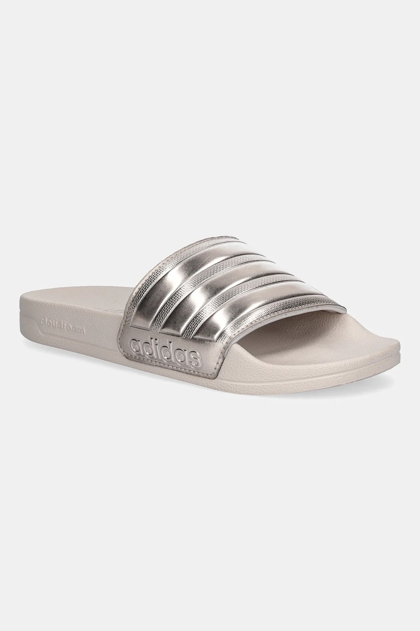 Pantofle adidas Adilette Shower dámské, béžová barva, JP5188