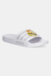 Pantofle adidas Adilette Shower Real Madrid pánské, bílá barva, JS4863