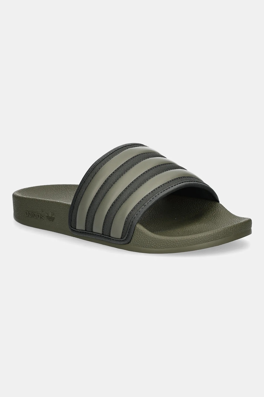 Pantofle adidas Originals Adilette pánské, zelená barva, JR3624