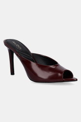 Pantofle Aldo ELENARA dámské, vínová barva, na podpatku, 14053641