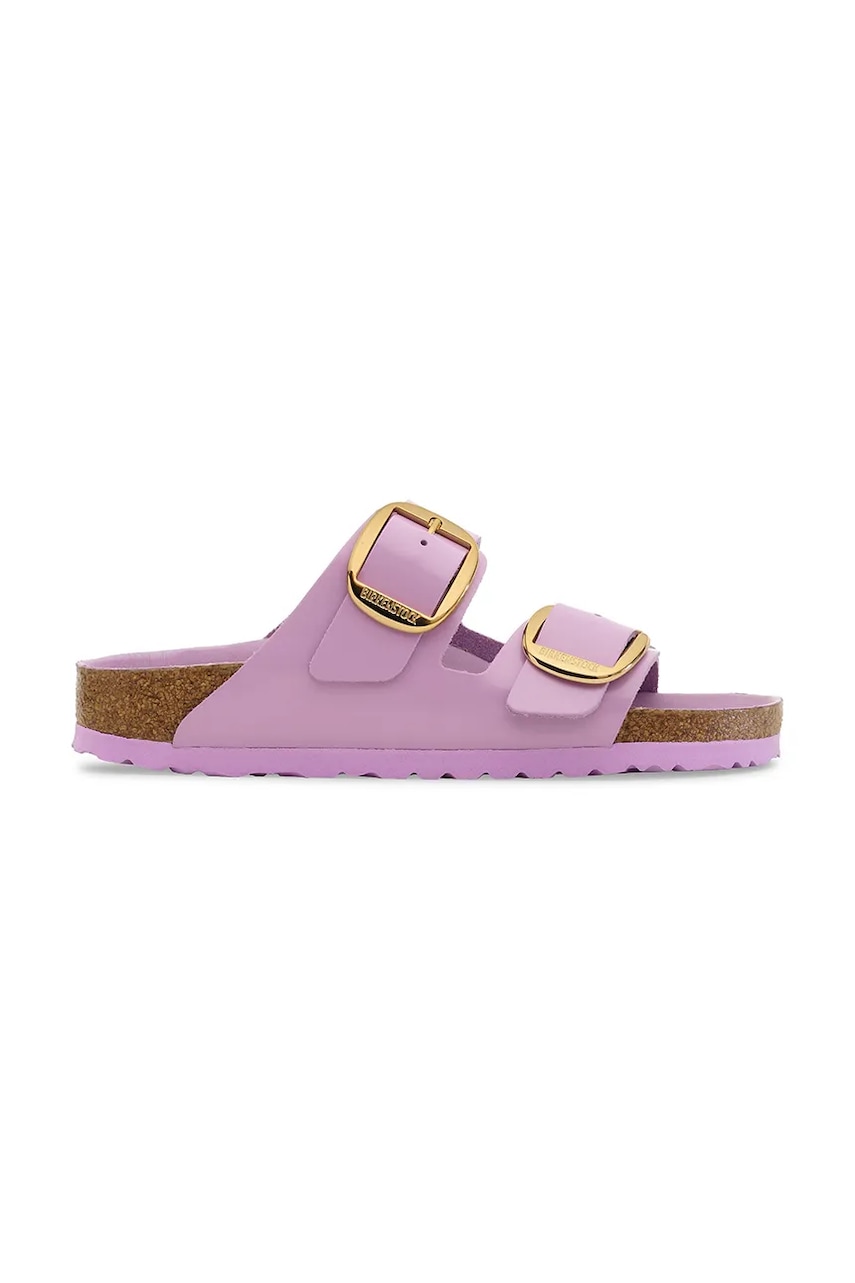 Pantofle Birkenstock Arizona Big Buckle dámské, fialová barva, 1030375
