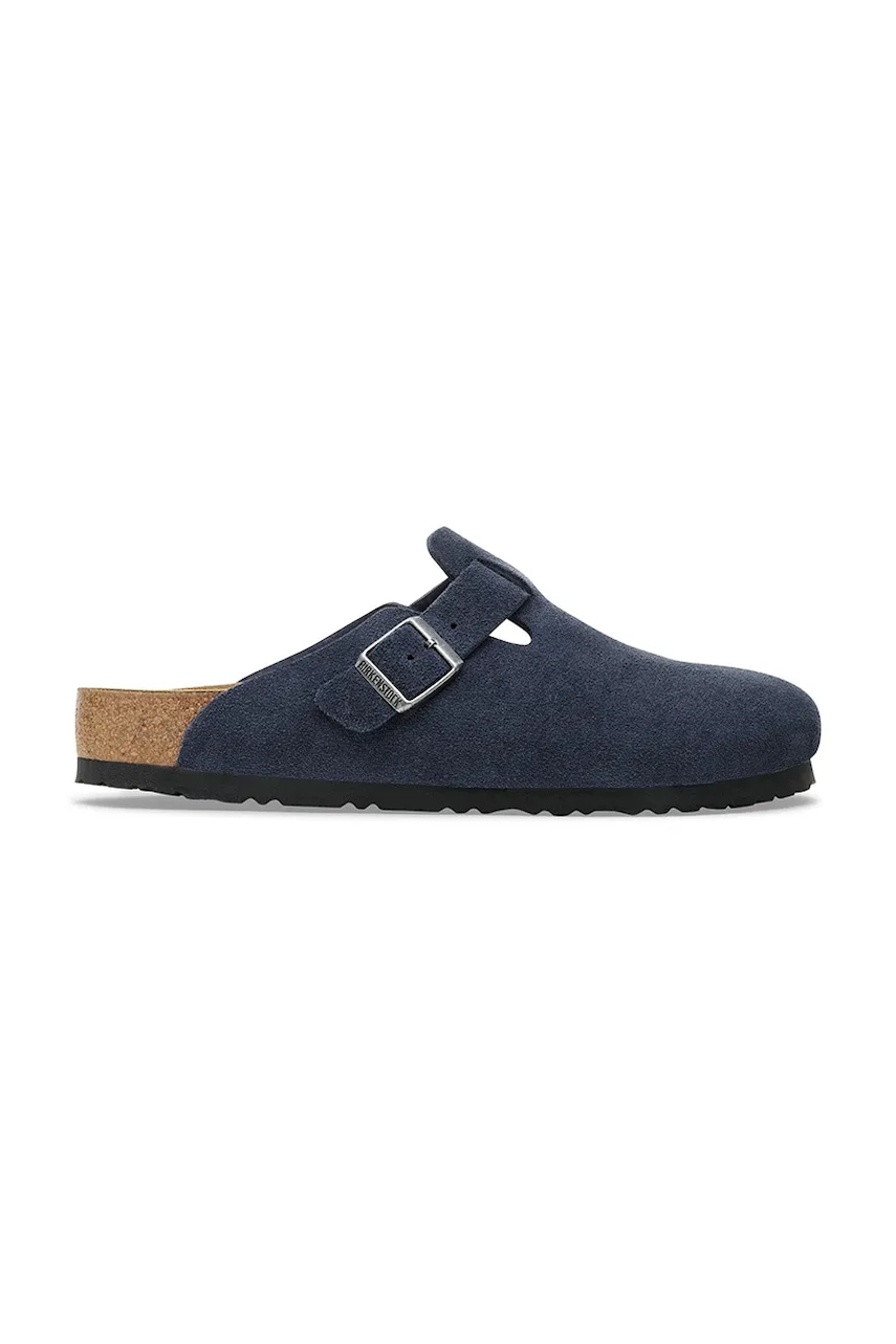 Pantofle Birkenstock Boston modrá barva, 1030816