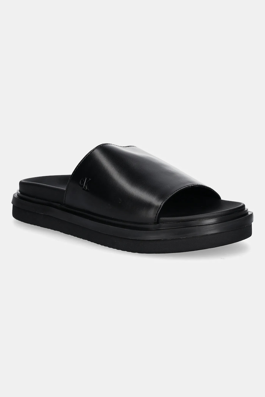 Pantofle Calvin Klein Jeans FLAT MOLDED SANDAL SLIDE