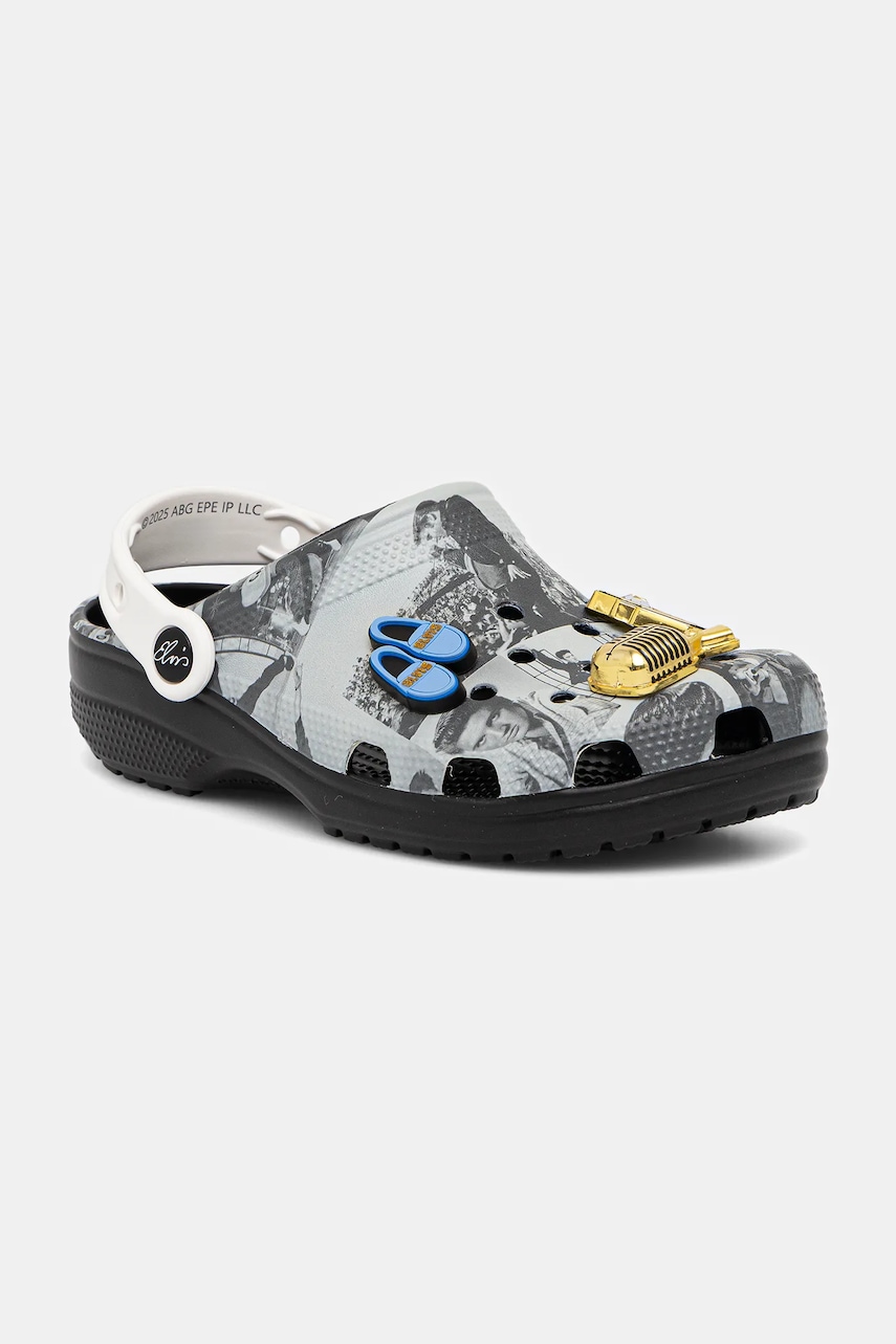 Pantofle Crocs Classic Elvis Clog šedá barva, 211418