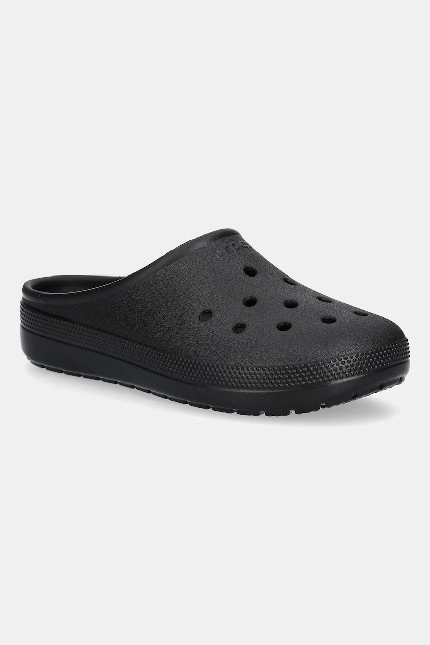 Pantofle Crocs Classic Fresh Fruits Clog dámské, černá barva, 211139