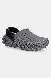 Pantofle Crocs Echo Crackle Clog šedá barva, 211630