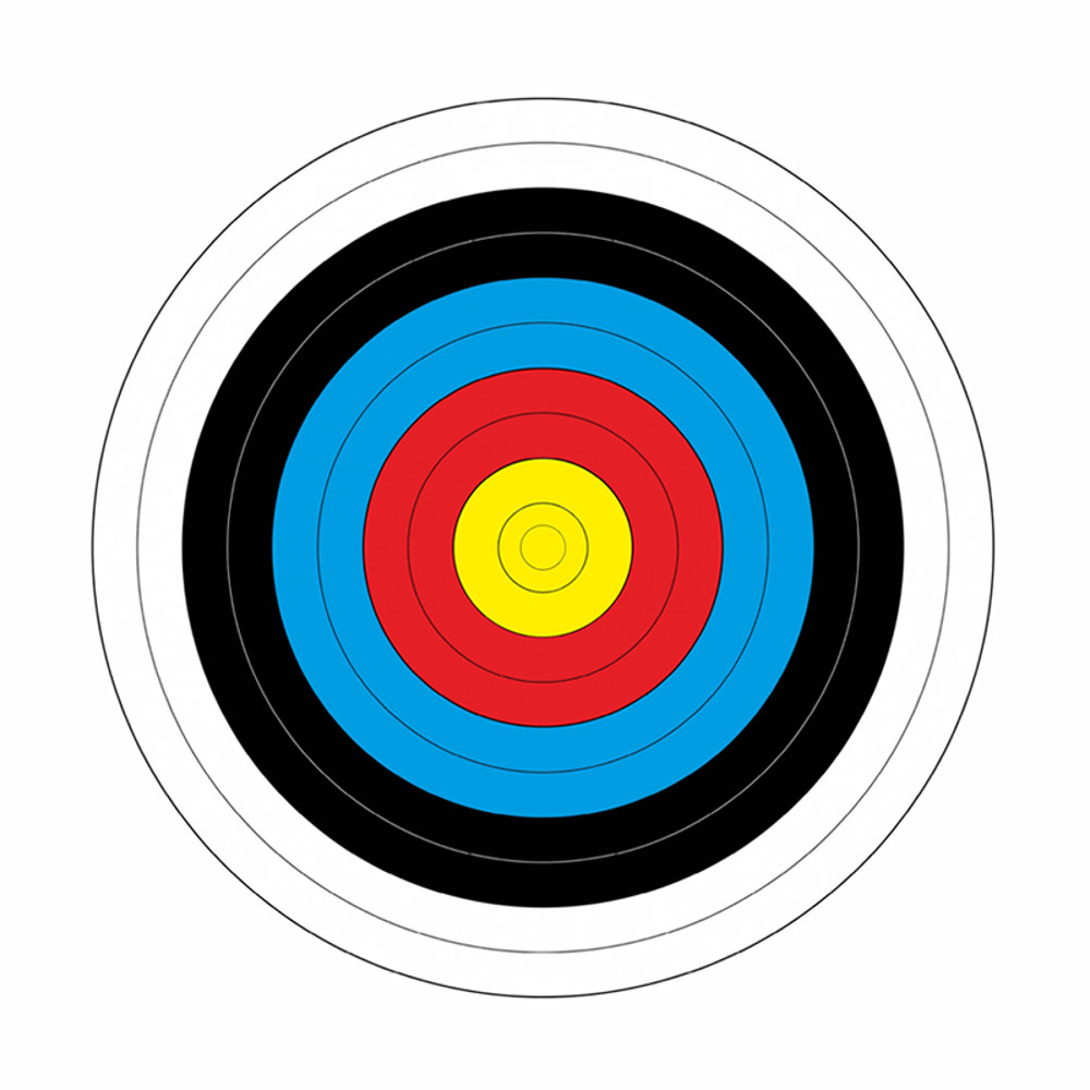 Papírový terč Yate průměr 40 cm 10 ks