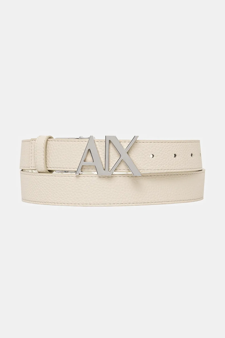 Pásek Armani Exchange dámský, béžová barva, XW001203 AF13680