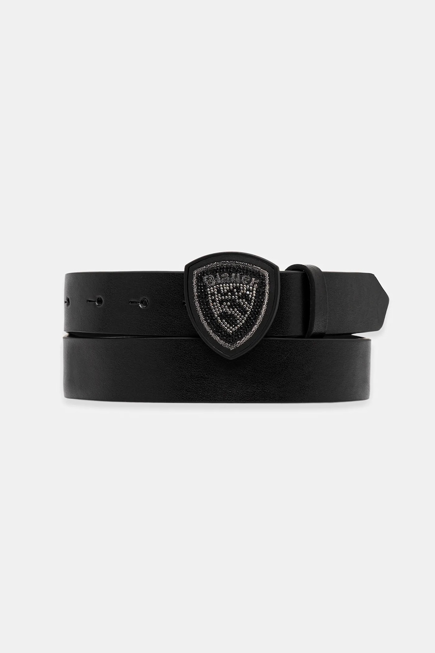 Pásek Blauer dámský, černá barva, KSHILLY01