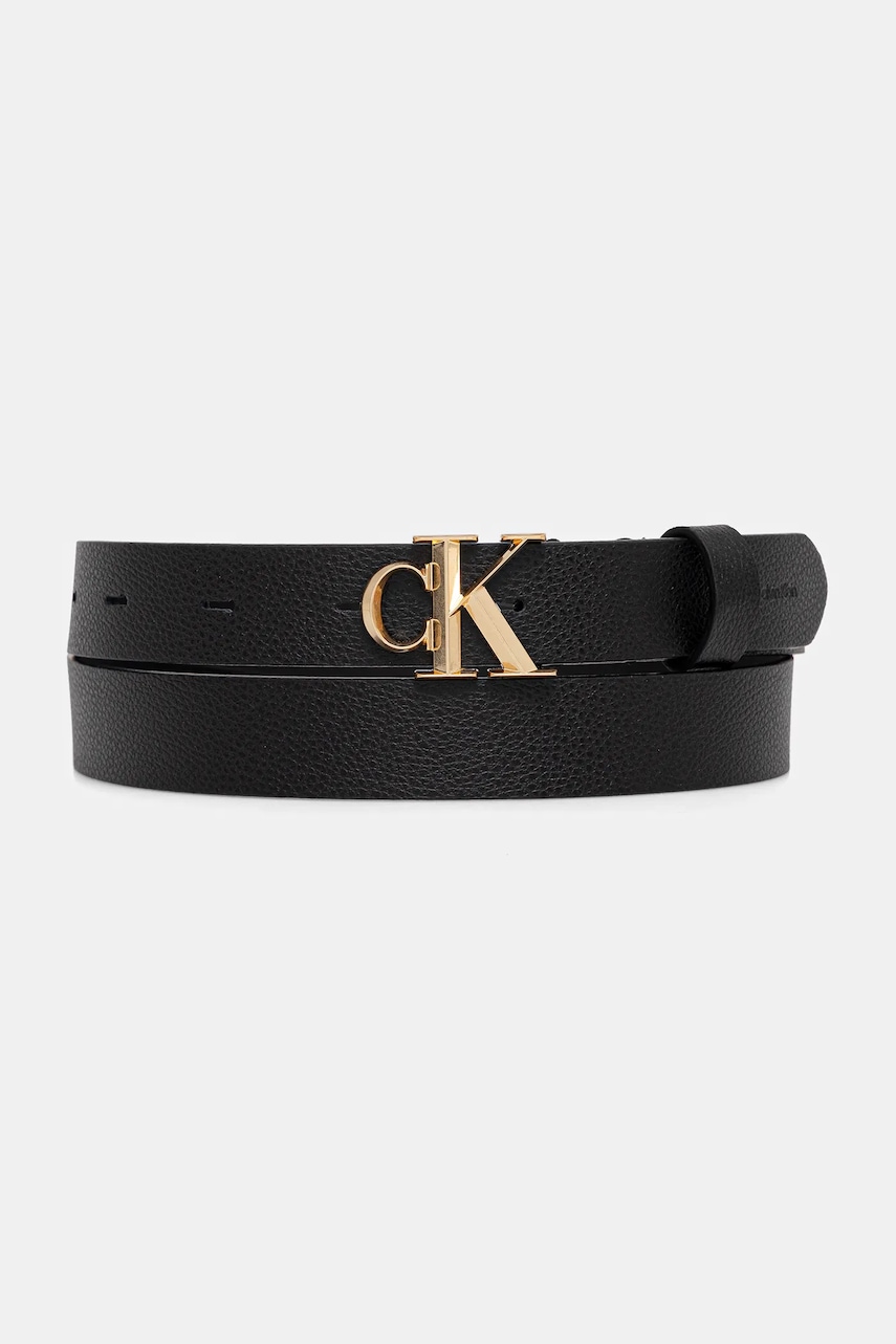 Pásek Calvin Klein dámský, černá barva, LV04F7060G