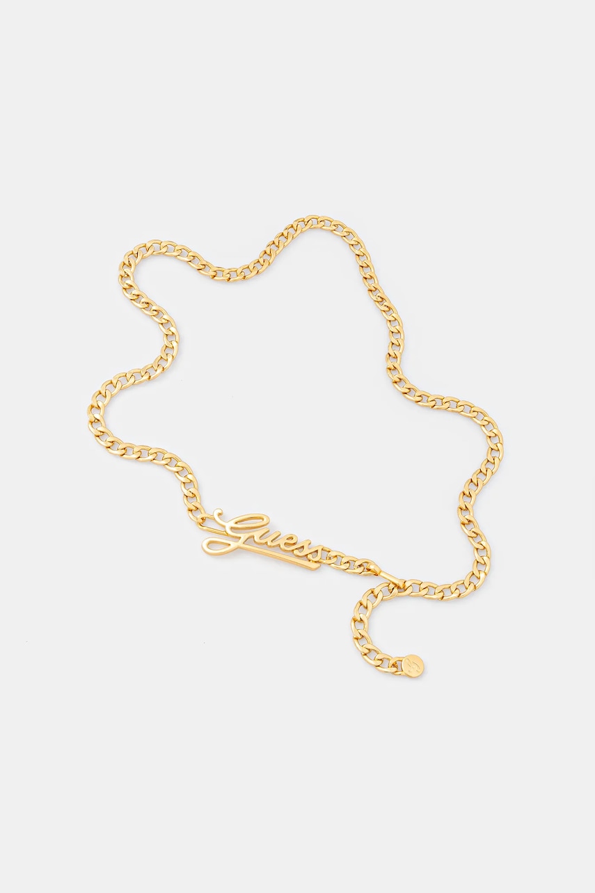 Pásek Guess dámský, zlatá barva, BW9262 P5335