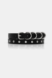 Pásek Sisley dámský, černá barva, 6QBBWL03B