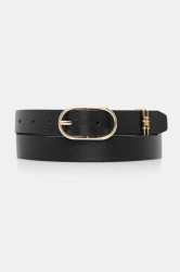 Pásek Tommy Hilfiger dámský, černá barva, AW0AW17494