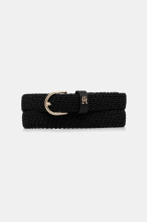 Pásek Tommy Hilfiger dámský, černá barva, AW0AW17973