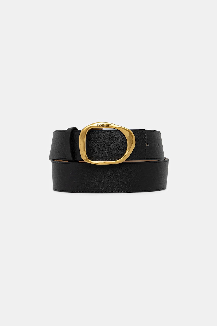 Pásek Twinset dámský, černá barva, 252TO525A