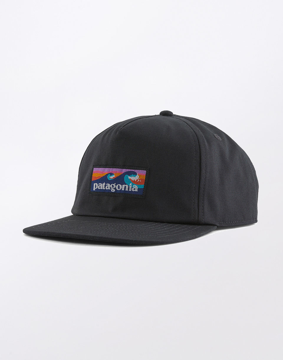 Patagonia Boardshort Label Funfarer Cap Ink Black