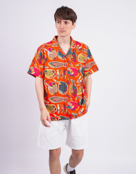 Patagonia M's Tidal Threads Camp Shirt Wrasse: Pollinator Orange M