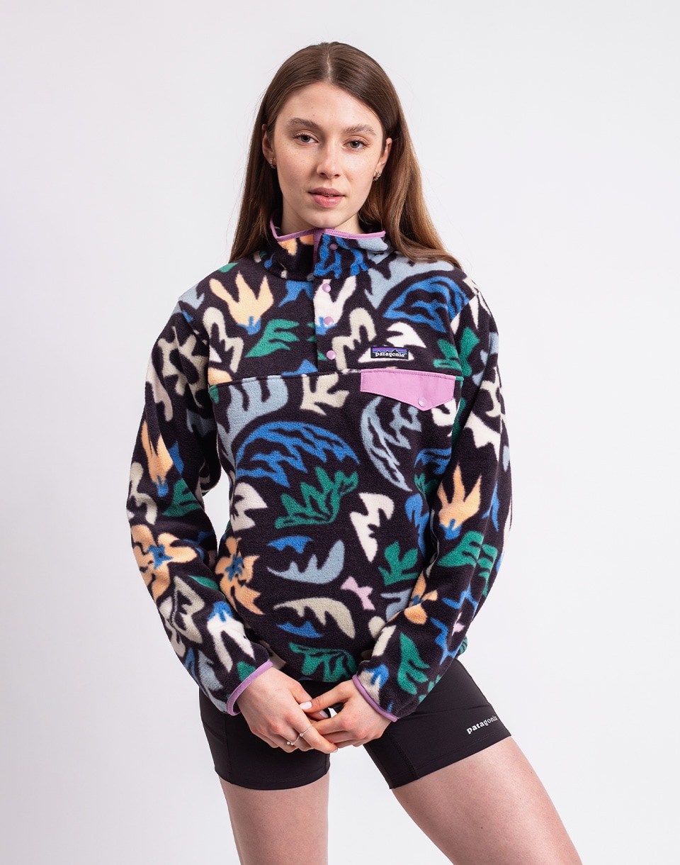 Patagonia W's LW Synch Snap-T P/O Kaleido: Black XS