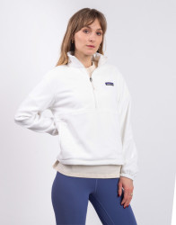 Patagonia W's Micro D 1/2 Zip Fleece P/O Birch White S