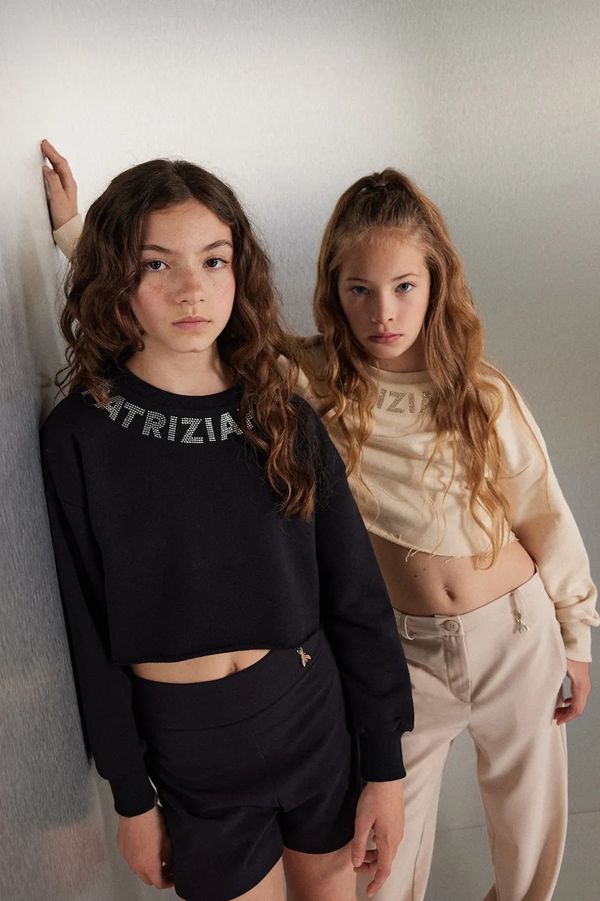 Patrizia Pepe  Dětská bavlněná mikina  W397