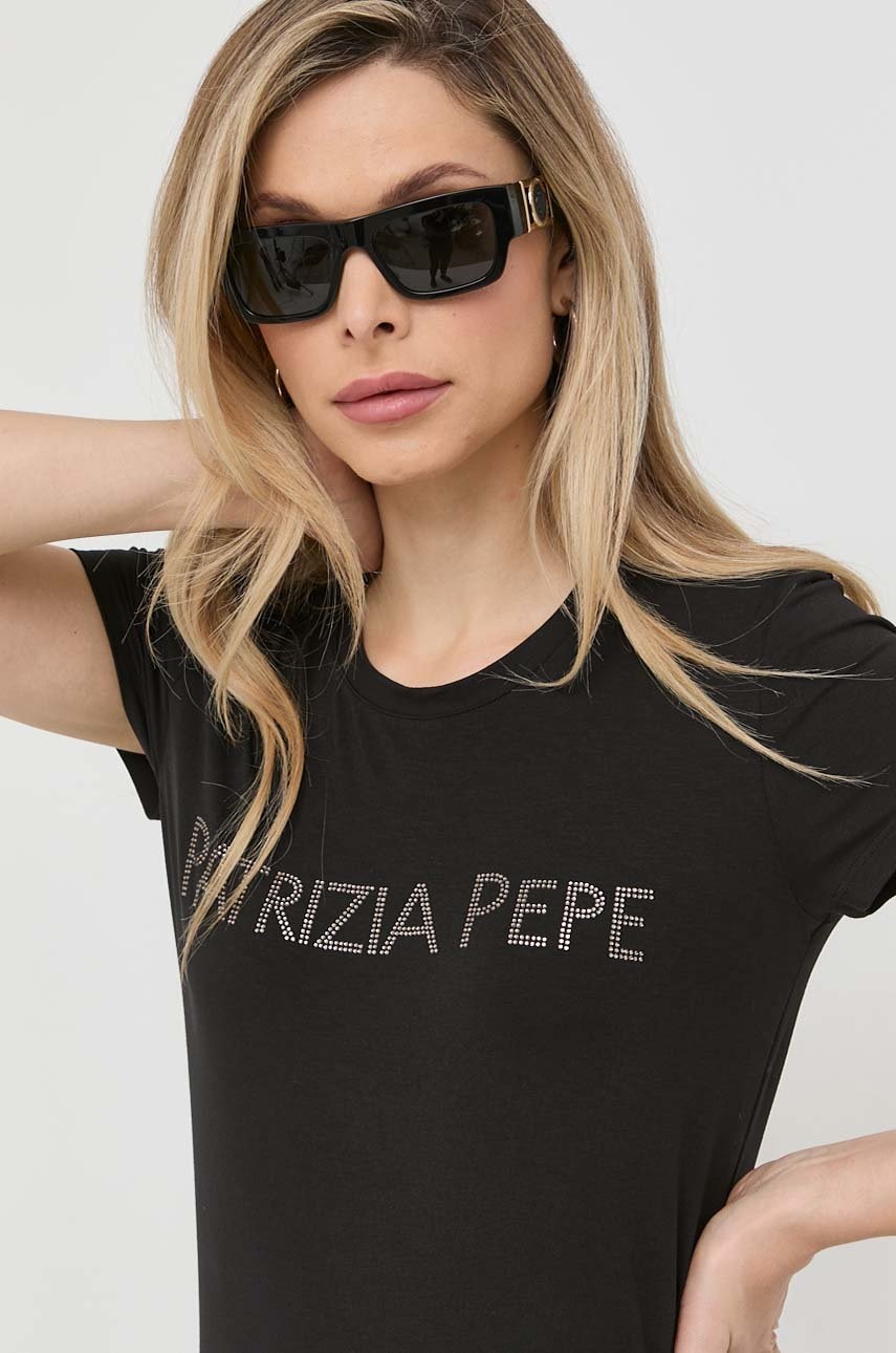 Patrizia Pepe  tričko dámské s viskózou