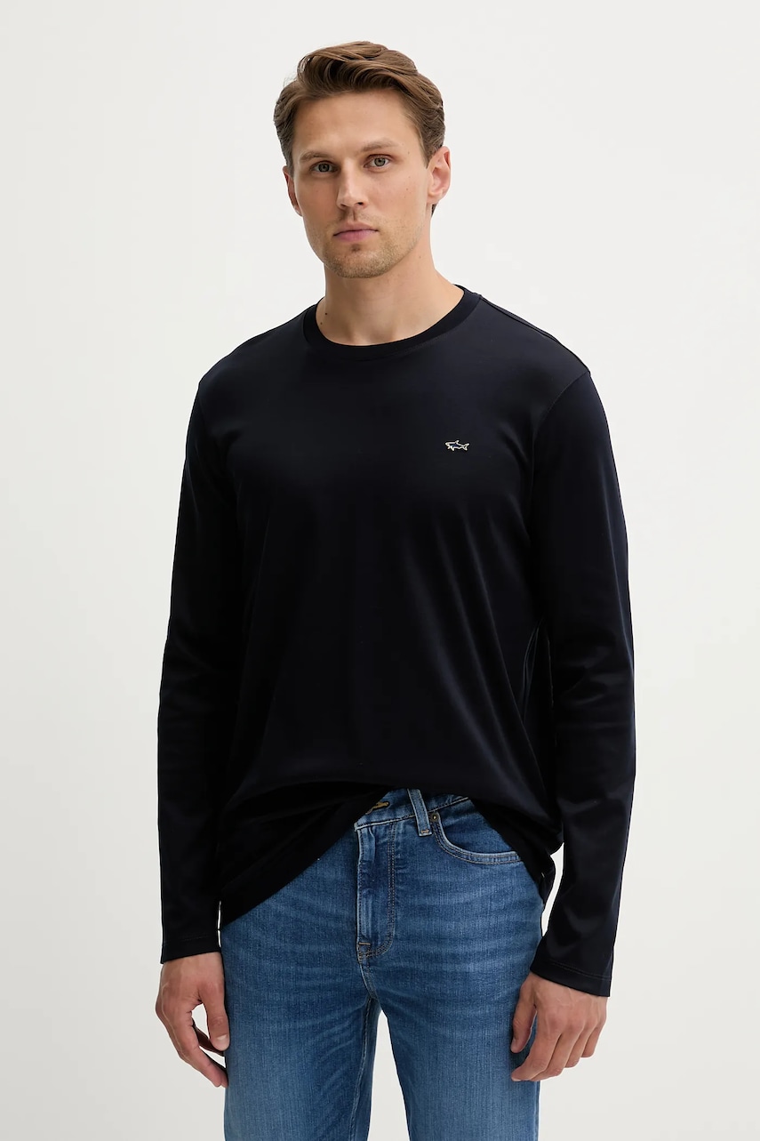 Paul&Shark  Bavlněné tričko s dlouhým rukávem  Knitwear